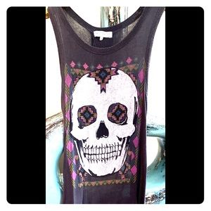 Daydreamer Skeleton Tank Top with back details